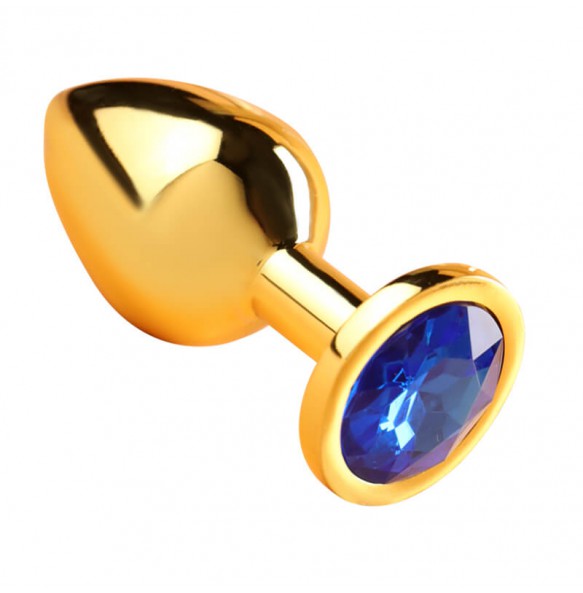 MizzZee - Gold Plated Diamond Anal Butt Plug (Medium Size)